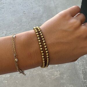 Gold Filled Bead Bracelets